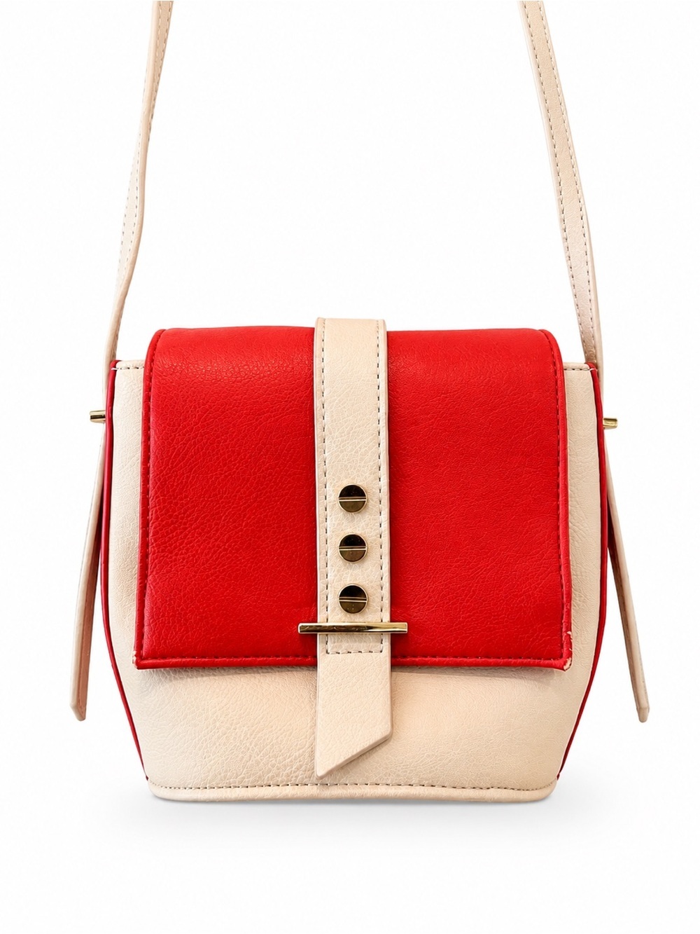 Big Buddha Red Cream Mini color black Crossbody shoulder bag Chic sporty retro